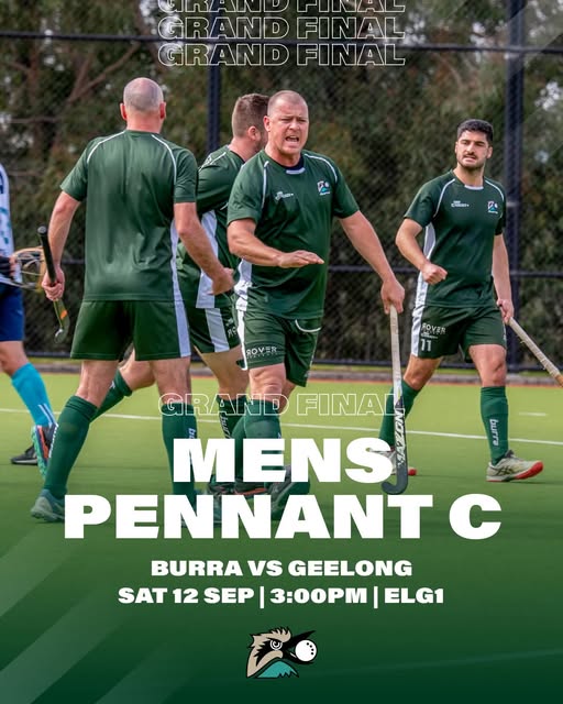 Greensborough Men's Pennant C grand final graphic for Saturday 12 September 2026