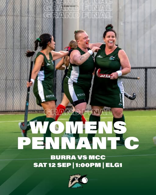 Greensborough Women's Pennant C grand final graphic for Saturday 12 September 2026